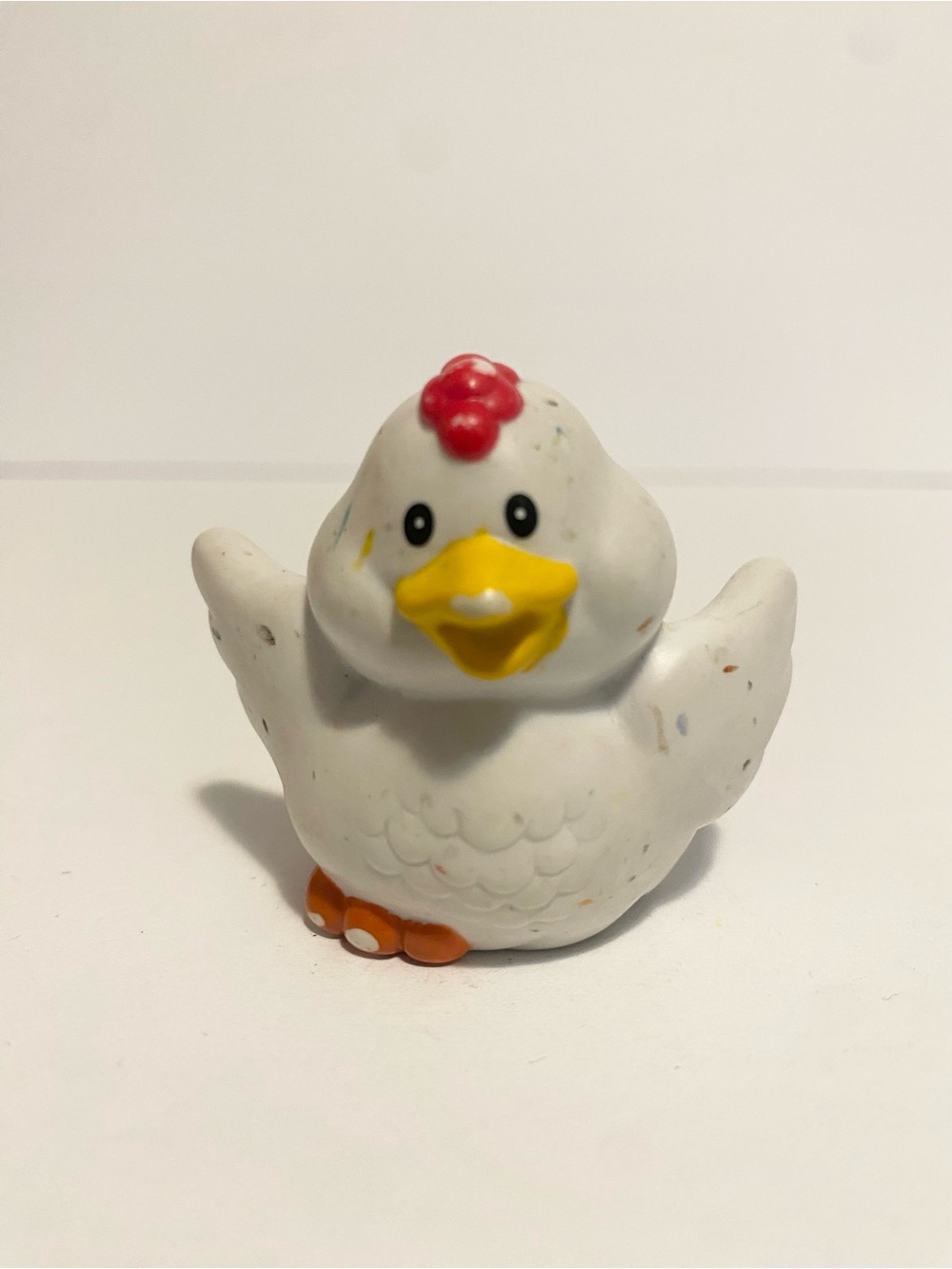 Little People Farm White Chicken Chick Bird Animal Figure Zoo Safari Toy 4/$20 🛑